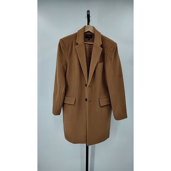 Quince Jackets & Blazers - Quince Women Italian Wool Overcoat Caramel Outerwear M